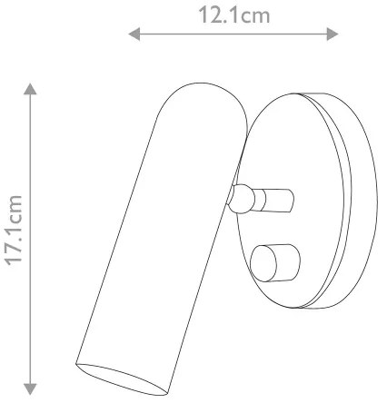 Hinkley HK-DAX1-HB - Dimmelhető LED fali lámpatest DAX LED/9W/230V 3000K aranyszínű