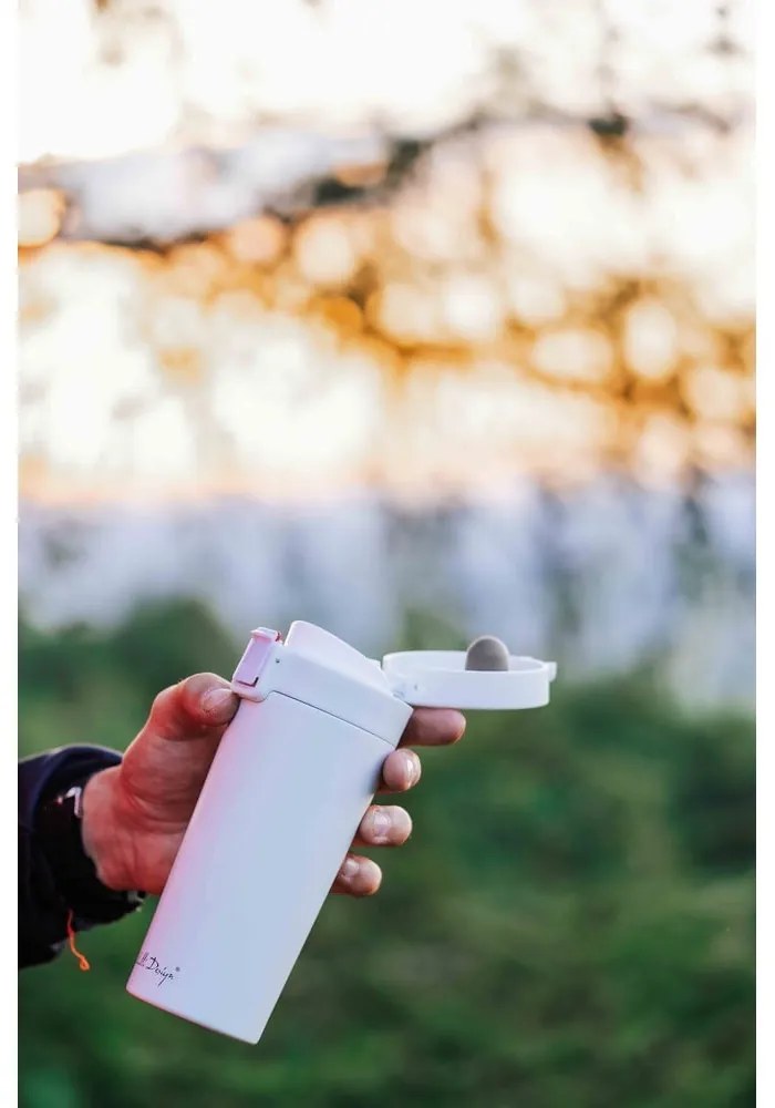 Fuori fehér thermo utazóbögre, 400 ml - Vialli Design
