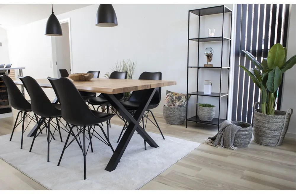 Oslo étkezőszék ecobőr fekete