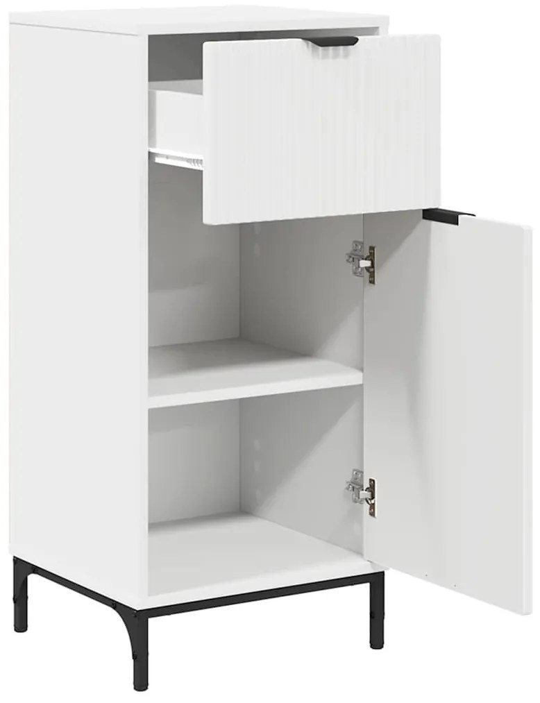Fürdőszoba bútor szett 2 pcs Fehér 39.5 x 36 x 88 cm Faanyag