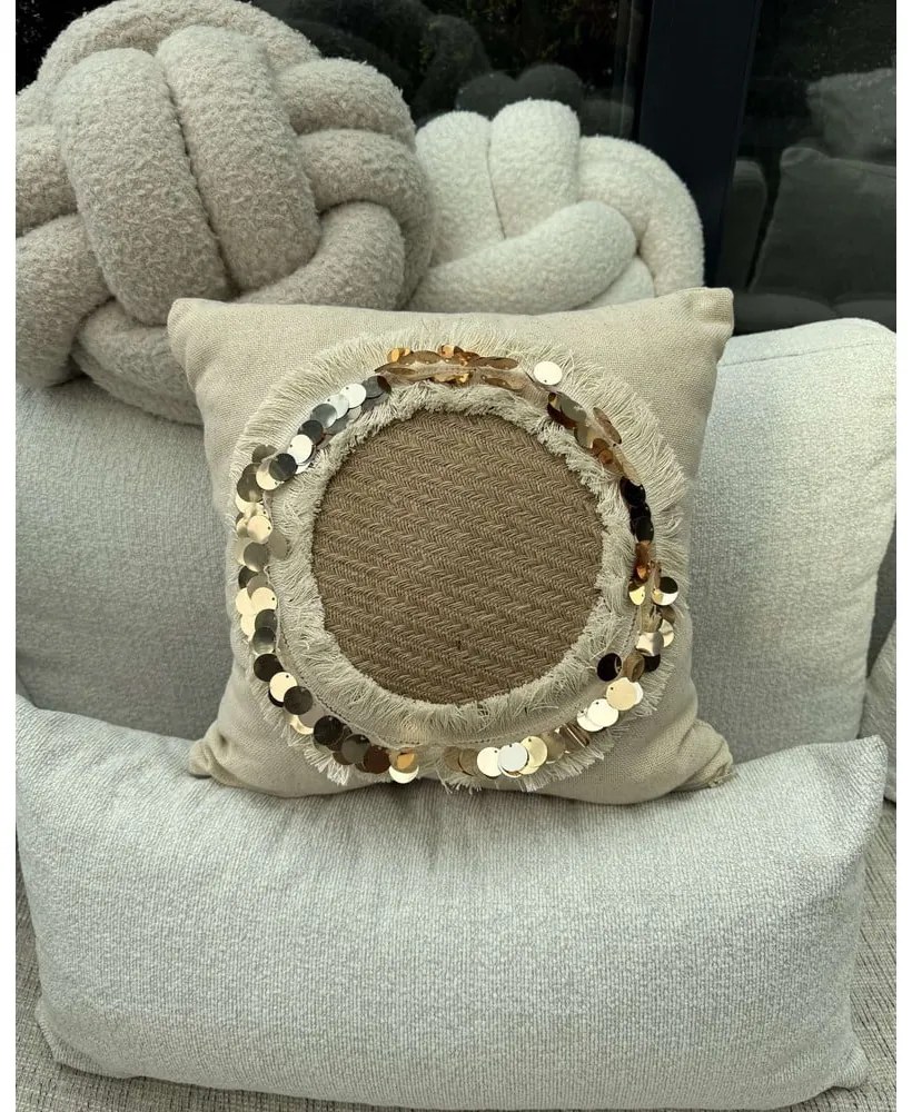 Párnahuzat 43x43 cm Sequins – Mioli Decor