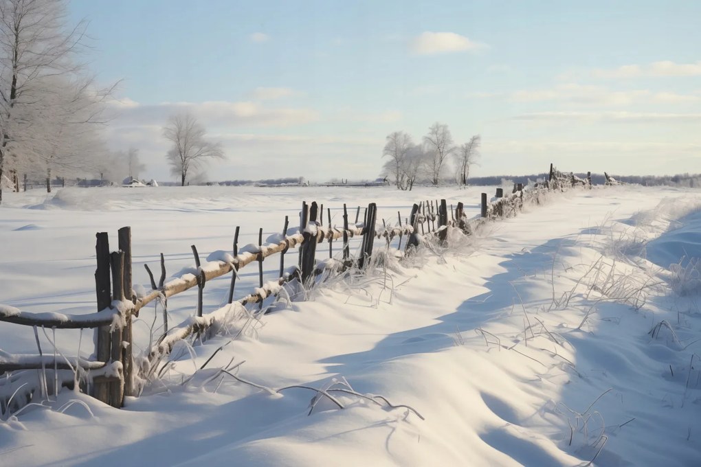Poszter 91,5x61cm Hóország nyugalma