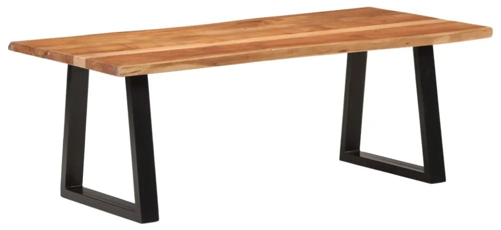tömör akácfa dohányzóasztal 110 x 55 x 40 cm