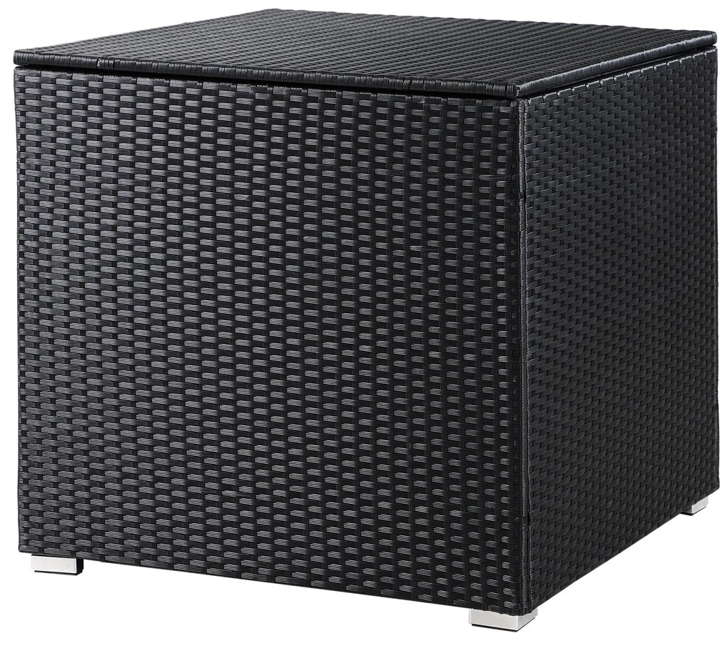Casaria® Tároló doboz 75x75x70 cm - fekete