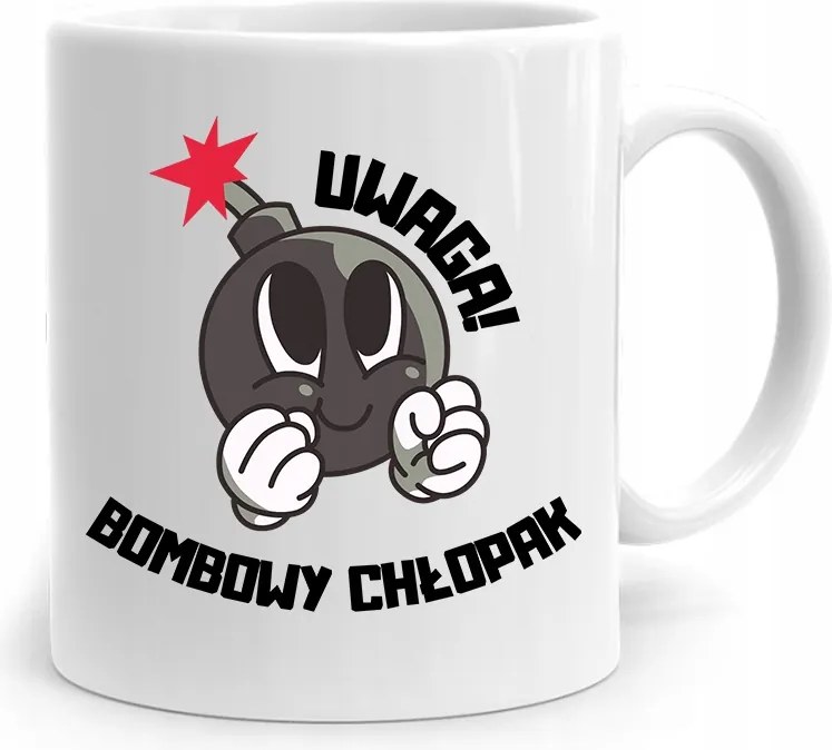 Bögre Ajándék Fiúnapra Bomba Fiú nyomott mintával