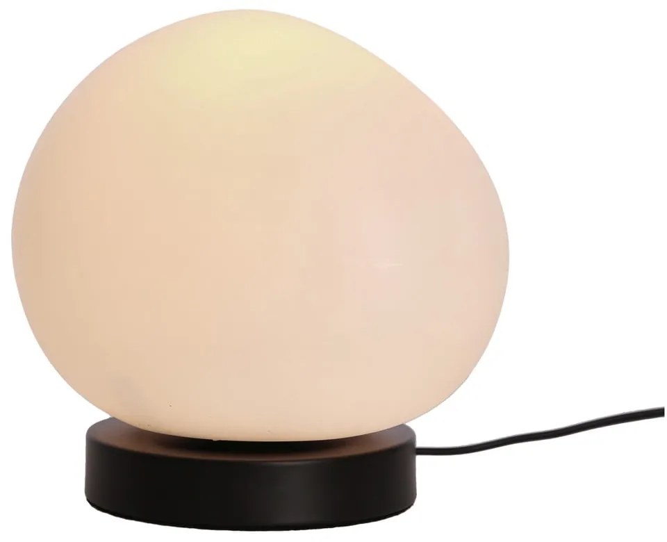Fekete-fehér asztali lámpa (magasság 19 cm) Stones – Candellux Lighting