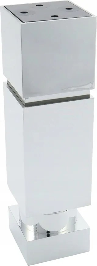 Lábtartó Bútorláb H150 15 CM Négyzet 45x45 Állítható Króm +filc