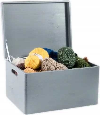 Fa Doboz Tároló Doboz Tartókkal 40x30