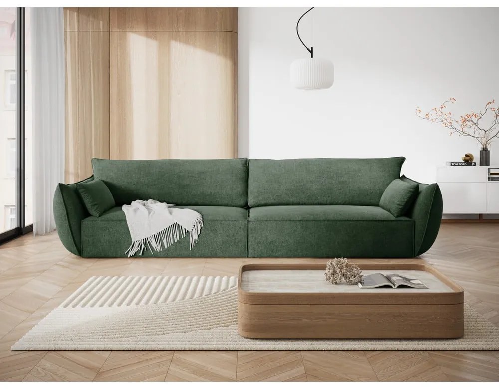 Sötétzöld kanapé 248 cm Vanda – Mazzini Sofas