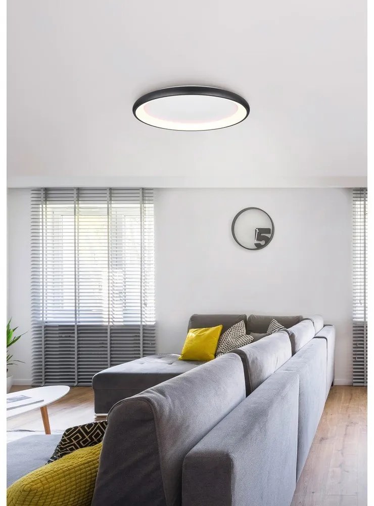 Fekete LED dimmelhető mennyezeti lámpa Cardona – Trio