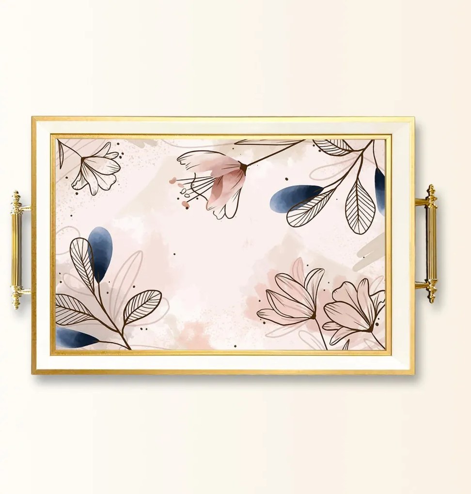Üveg tálca, 38×24 cm – TPB9797