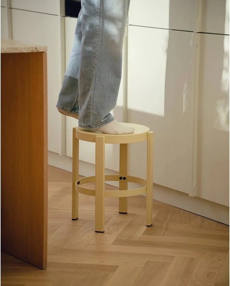 Sárga acél ülőke Doon – noo.ma