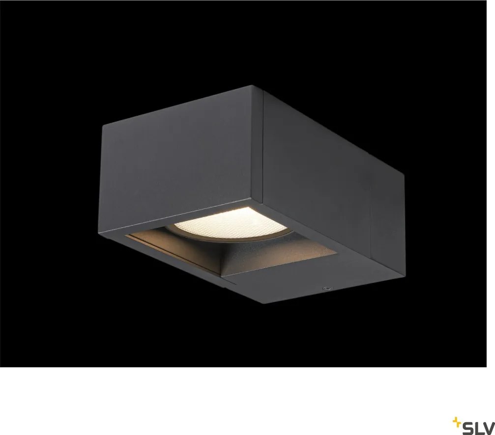 SLV 1004747 ESKINA Modern Kültéri Fali Lámpa Antracit LED IP65