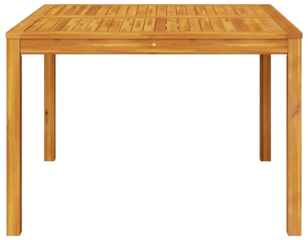 tömör akácfa kerti étkezőasztal 110 x 110 x 75 cm