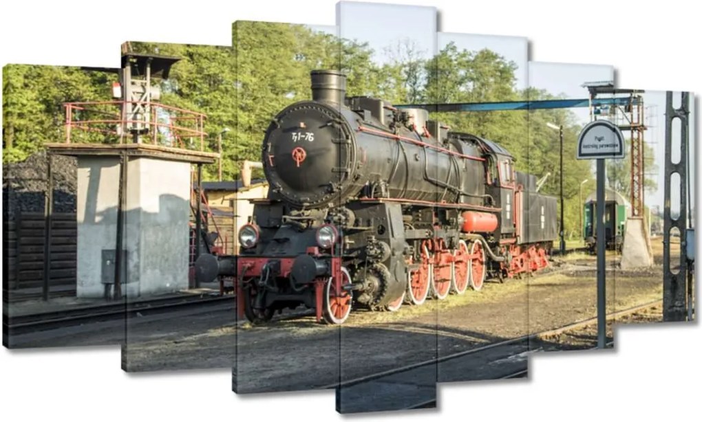 Festmények 140x80 Gőzmozdony Ty1-76