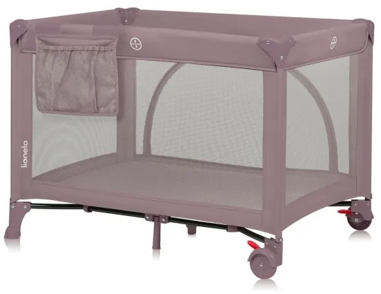 Lionelo - LAURA utazó kiságy rózsaszín nude