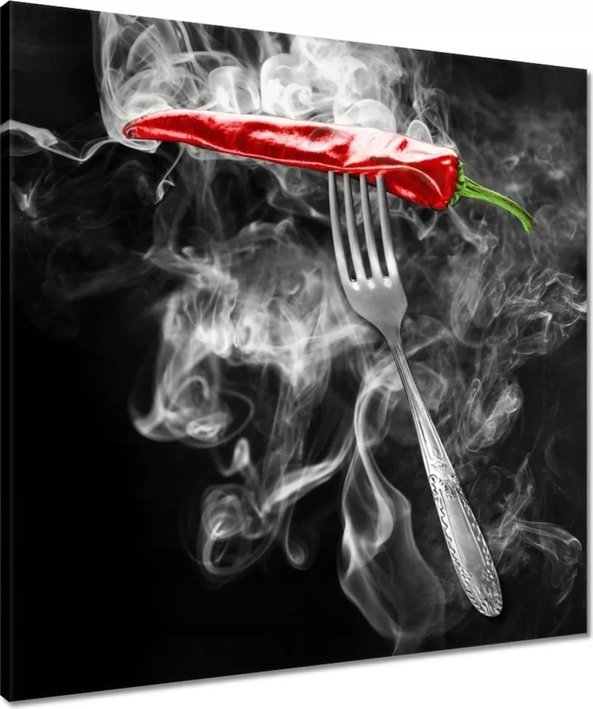 Vászonkép 60x60 Chili paprika villa