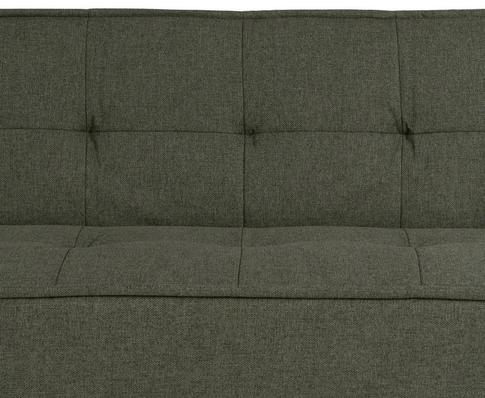 Zöld zsenília kinyitható kanapé 181 cm – Ixia