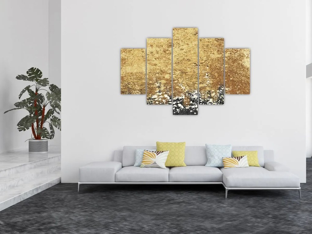 Kép - Arany szerkezet N⁰3 (150x105 cm)