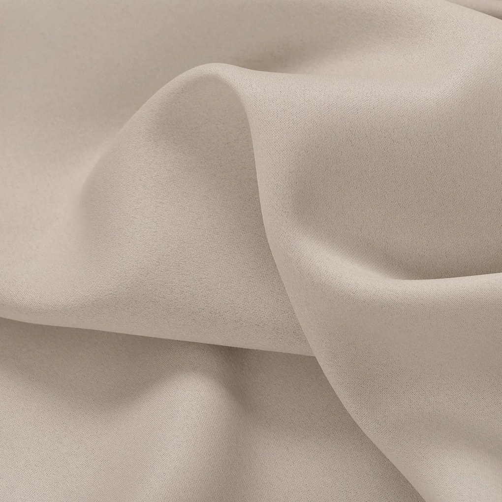 Goldea sötétítő függöny blackout szatén fényű - világos színű 270x220 cm