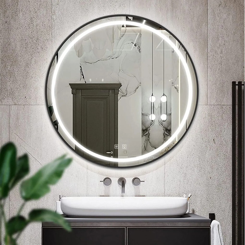 LED Tükör 70cm MMJ Black