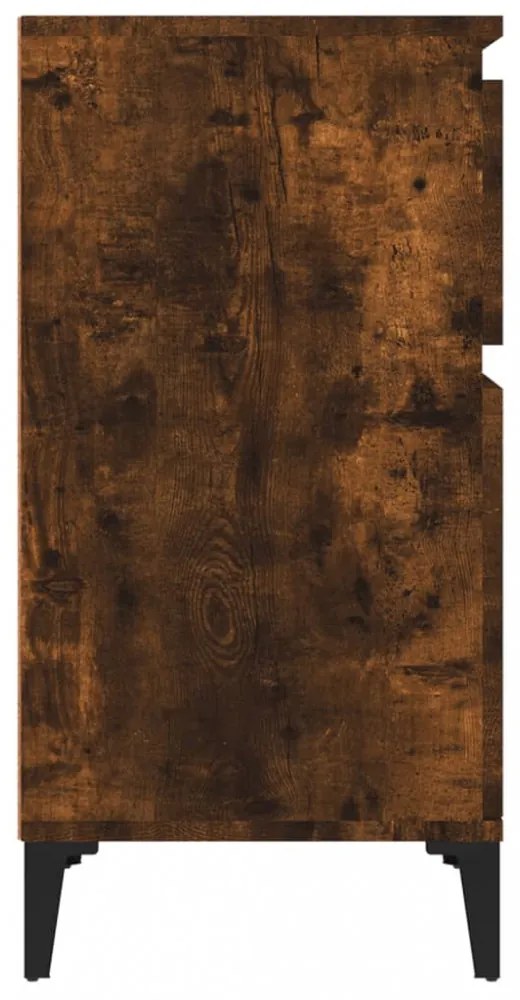 füstös tölgy színű éjjeliszekrény 40 x 35 x 70 cm