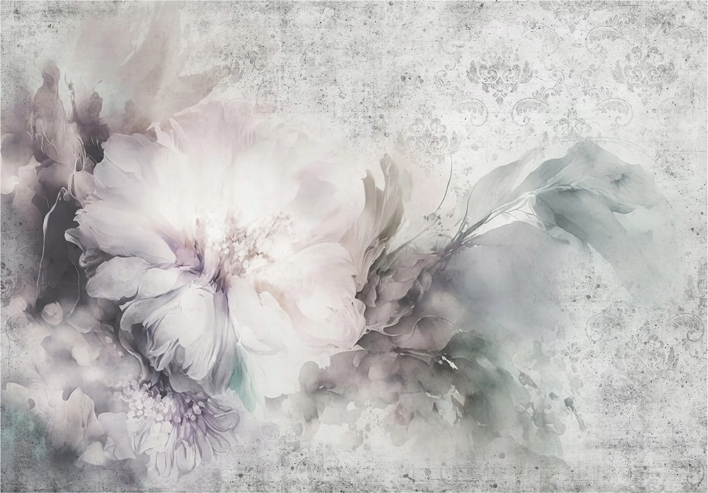 Fotótapéta Virágok Beton Absztrakt Loft Tapéta Hálószoba Nappali 312x219