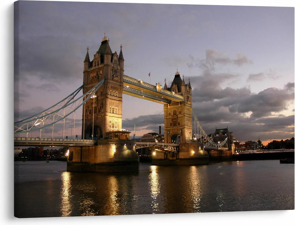 Kép - Tower Bridge éjszaka (70x50 cm)