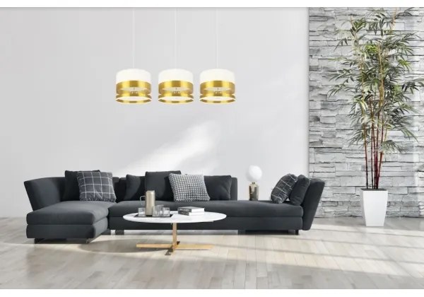 Csillár zsinóron MILO 3xE27/60W/230V arany