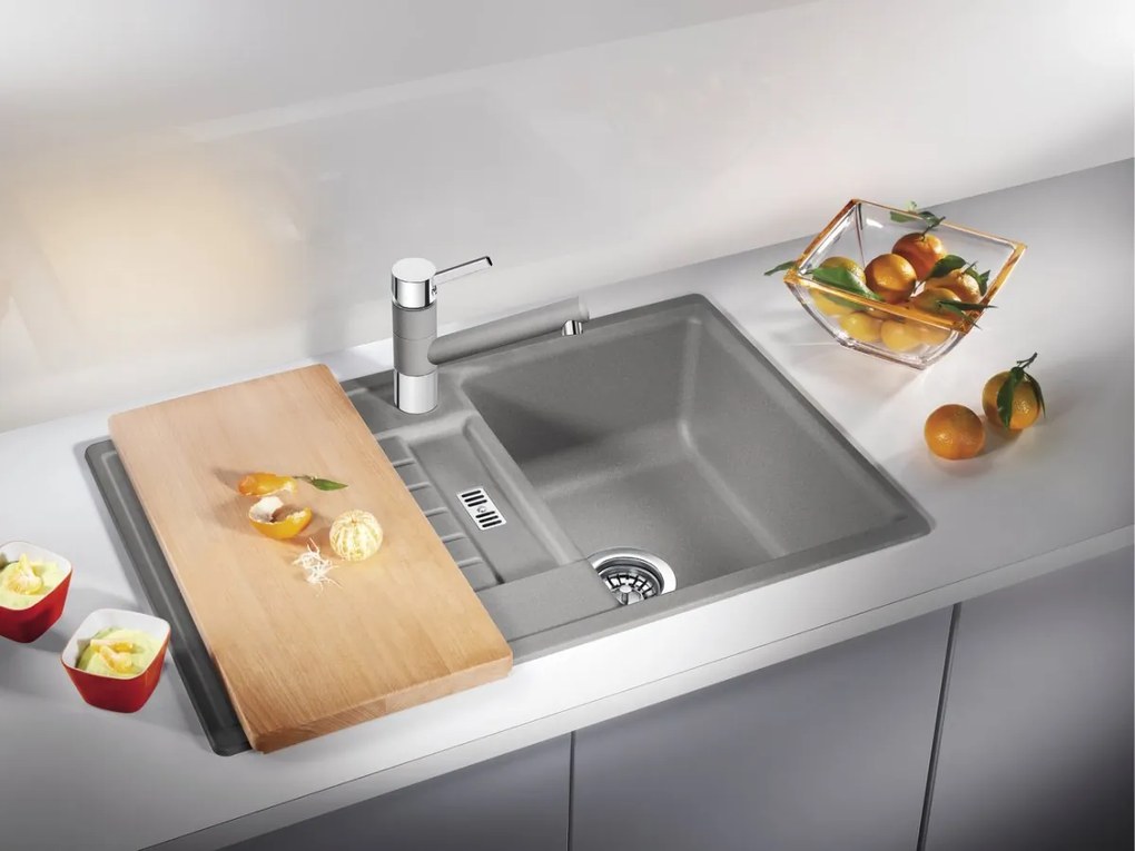 Blanco Zia 45 S, szilgránit mosogató 780x500x190 mm, 1 kamrás, antracit, BLA-514732