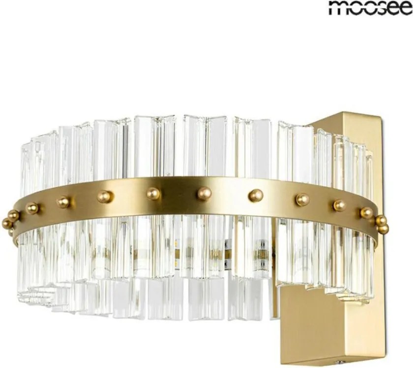 KING HOME MSE01040015 SATURNUS Kristály Fali Lámpa Arany LED IP20