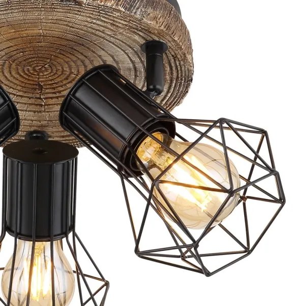 Globo 54017W-3 - Spotlámpa PRISKA 3xE27/60W/230V