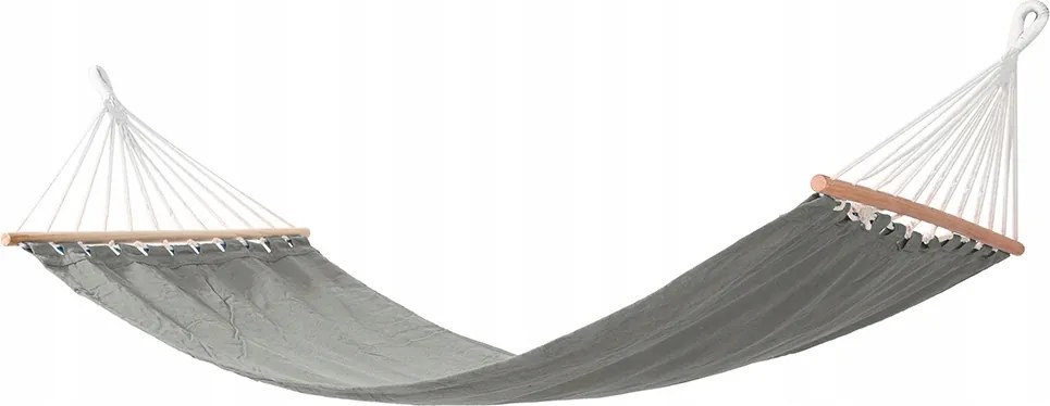 Pamut kerti függőágy szürke 200x150cm