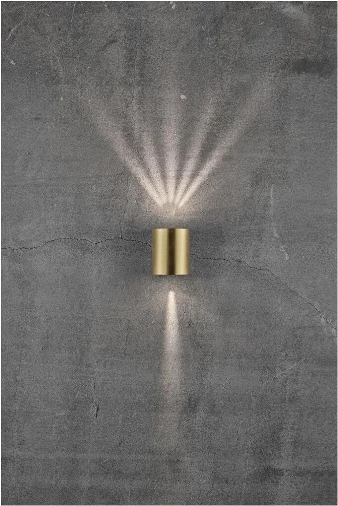 NORDLUX 49701035 CANTO Modern Kültéri Fali Lámpa Sárgaréz LED IP44