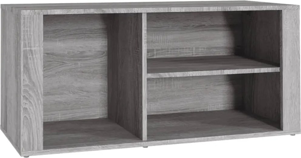 vidaXL szürke sonoma színű szerelt fa cipősszekrény 100x35x45 cm