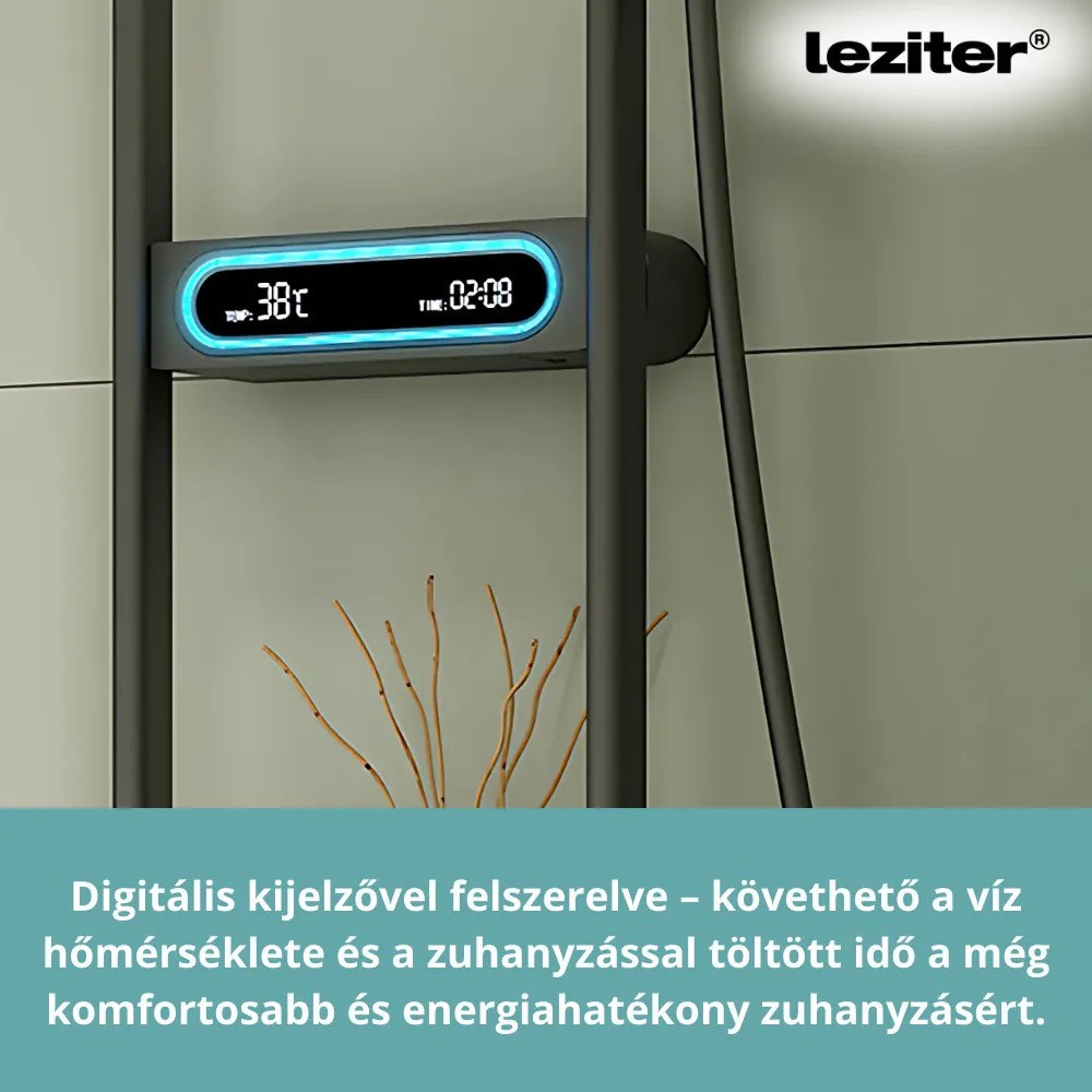 Tropic digitális zuhanyszett termosztátos csapteleppel