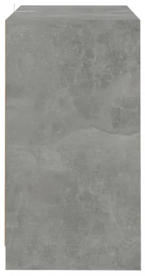 betonszürke szerelt fa tálalószekrény 70x41x75 cm