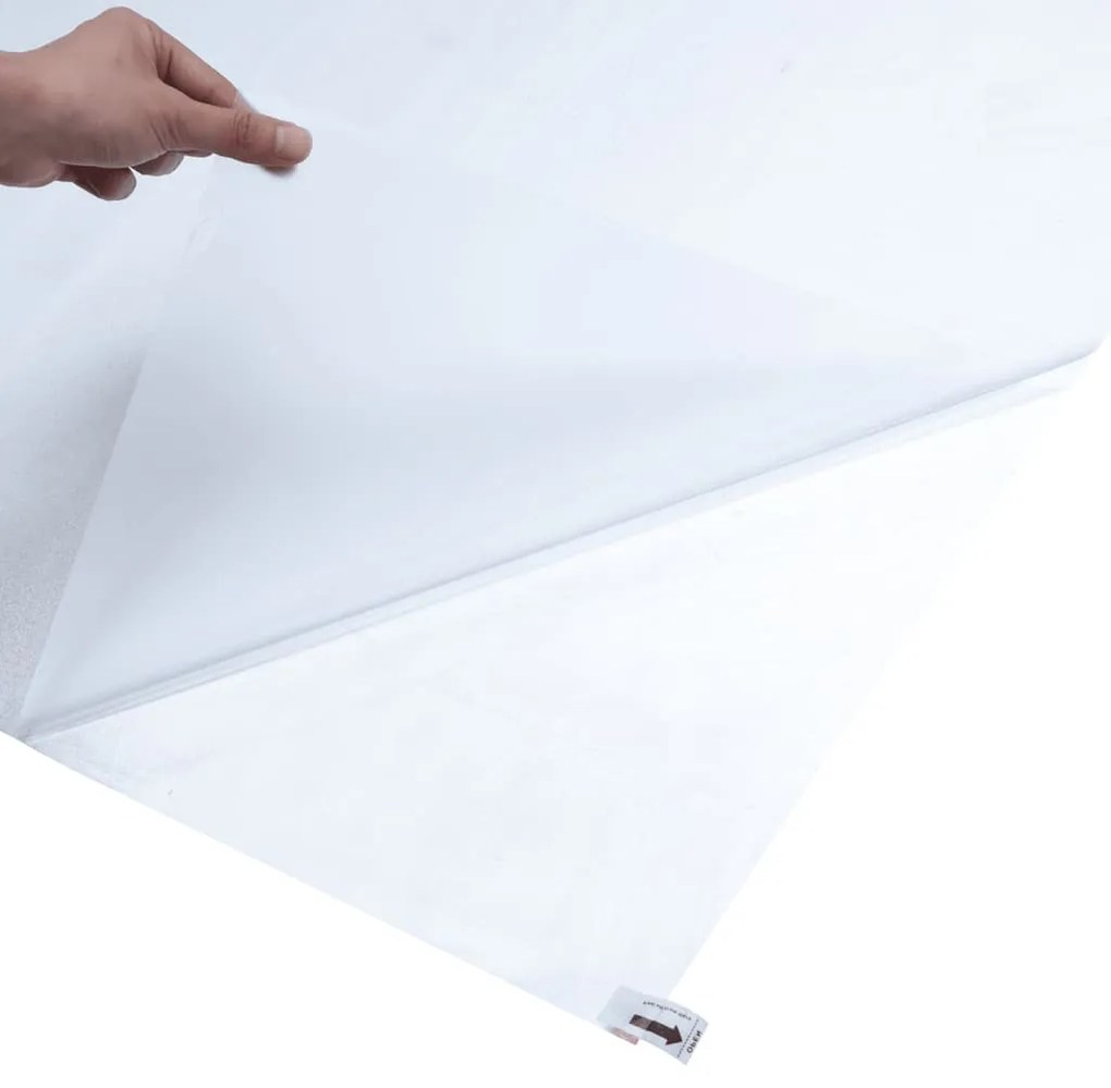 matt szürke PVC statikus ablakfólia 90 x 2000 cm