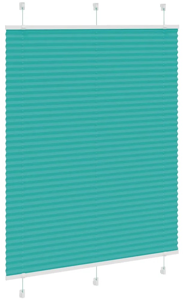 pliszírozott redőny Benzinzöld 105x150 cm Szövetszélesség