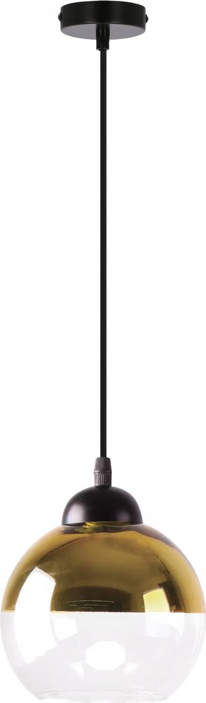 Függőlámpa Túlnyúló Contessa Candellux Fekete Arany E27 31-21212