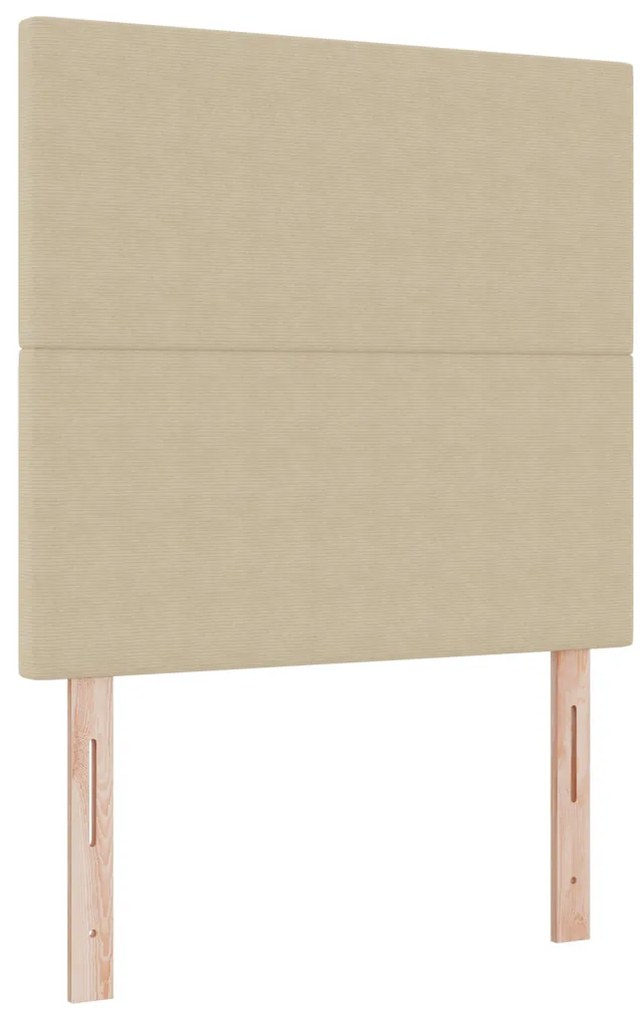Box Spring Ágy Matraccal & LED Világítással Zöld Szürke 120x200 cm Bőranyag