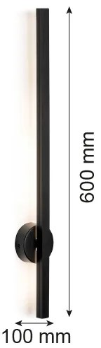 Argon 8052 - LED Fali lámpa ASSE LED/6W/230V fekete