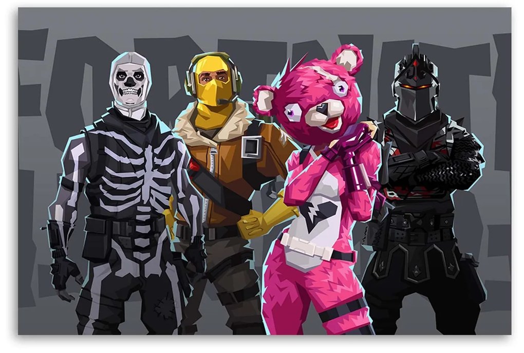 Gario Vászonkép Fortnite videojáték - Nikita Abakumov Méret: 90 x 60 cm