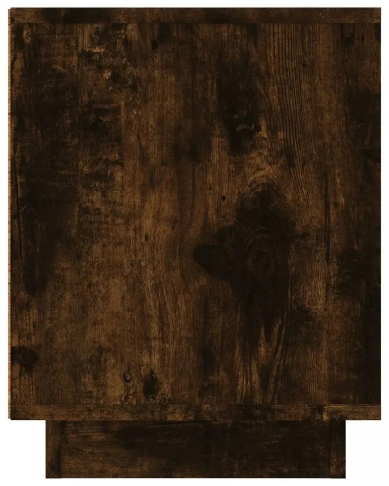 füstös tölgy színű szerelt fa TV-szekrény 80x35x45 cm
