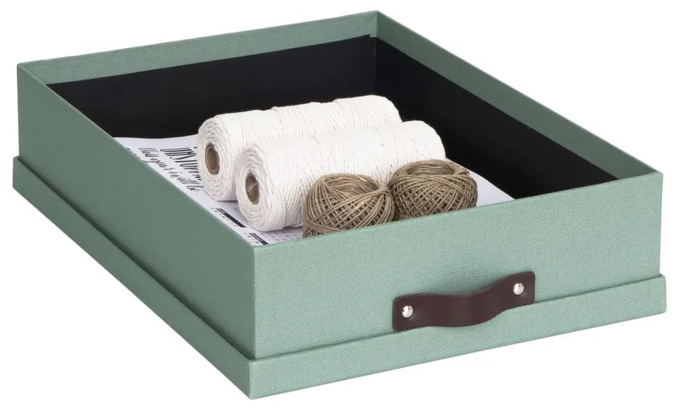 Zöld karton rendszerező dokumentumokhoz Oskar Canvas Paper Laminate – Bigso
