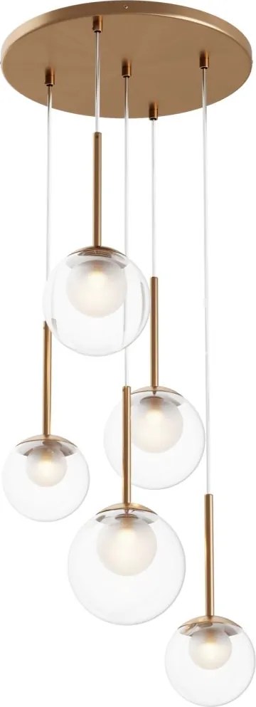 Maytoni modern függeszték basic form átlátszó arany mymod521pl-05g