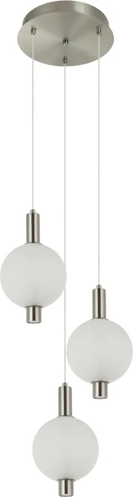 Italux modern függeszték lenti fehér fekete arany itxpnd-83631-3-sc-wh