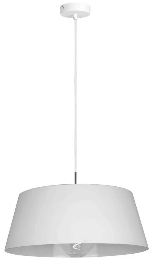 Palnas 62001654 - Csillár zsinóron FIONA 1xE27/60W/230V ø 48 cm fehér