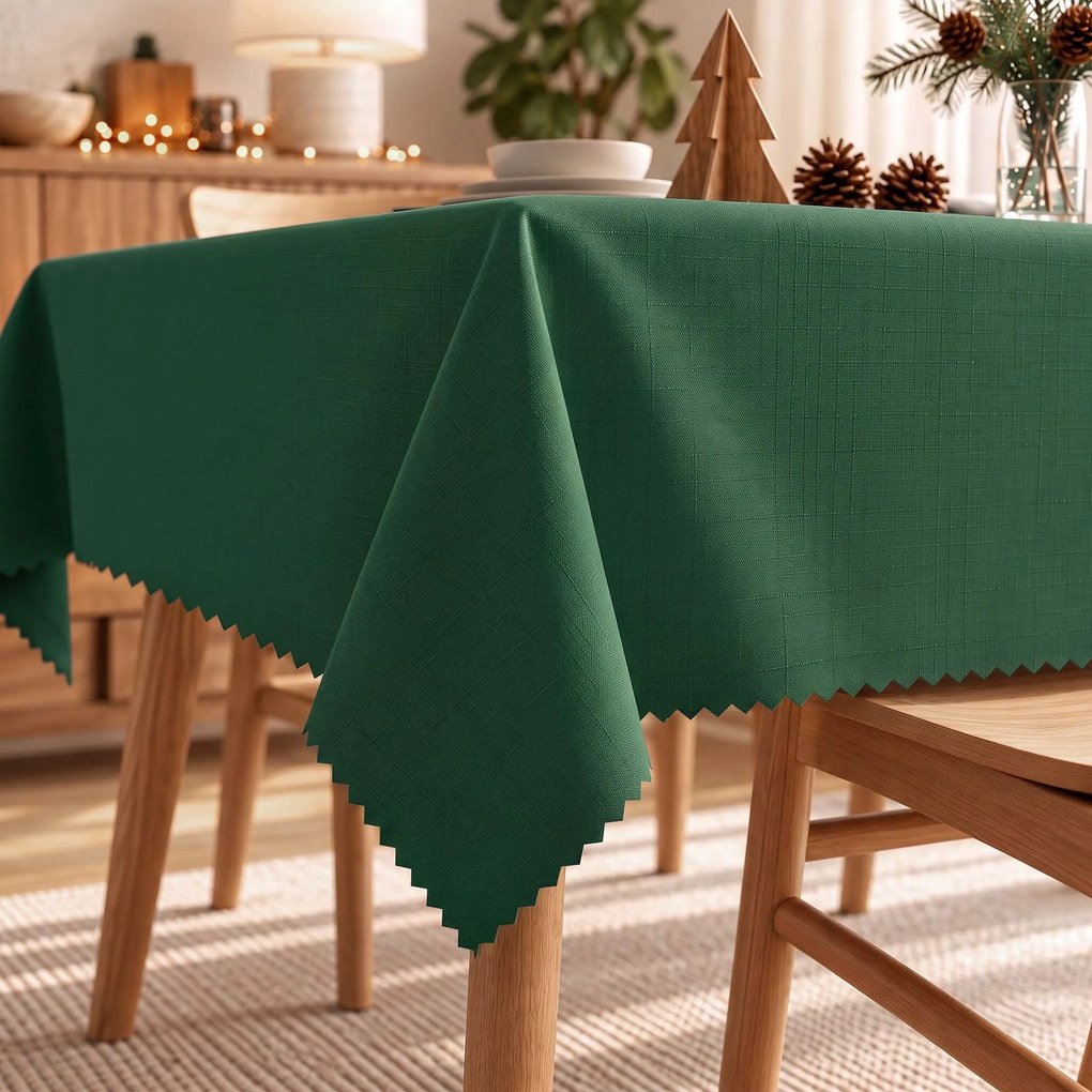 Goldea teflonos terítő - sötétzöld 100 x 140 cm
