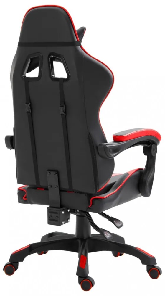 piros műbőr gamer szék
